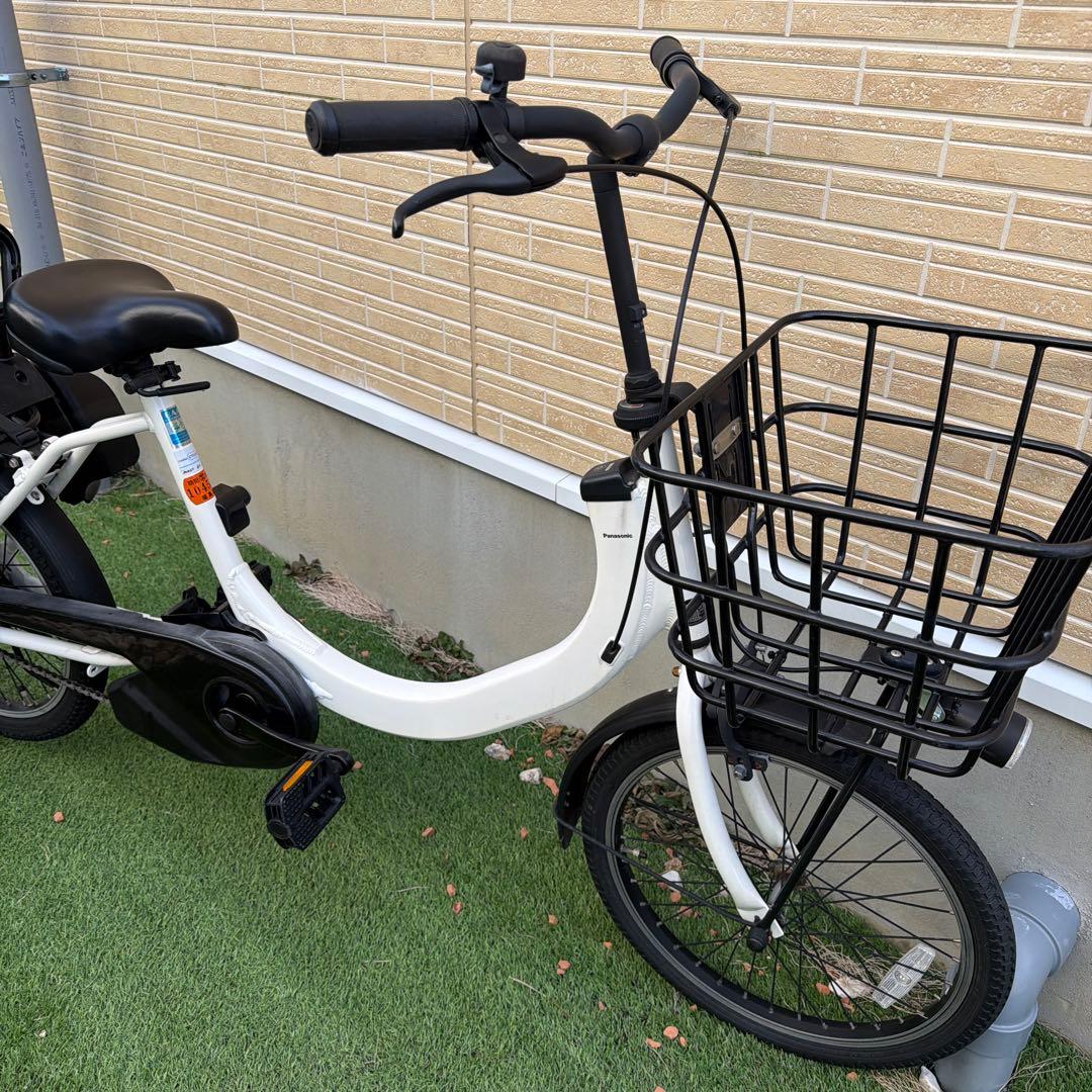 電動アシスト自転車 チャイルドシート付き ホワイト