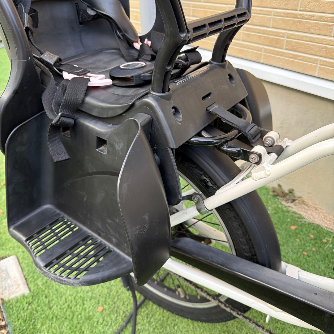 電動アシスト自転車 チャイルドシート付き ホワイト