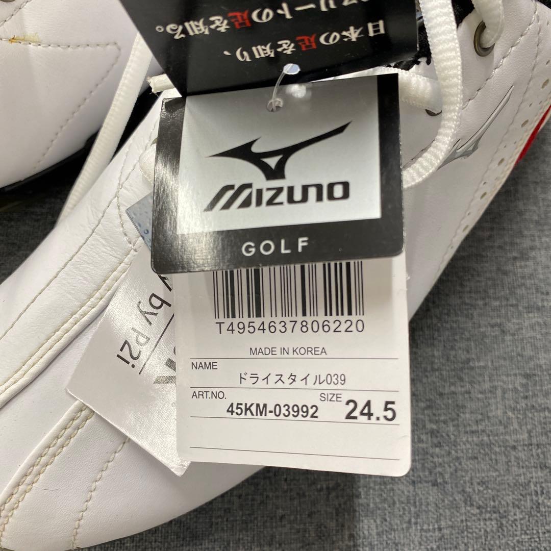 i28◯ 新品 MIZUNO GOLF ゴルフ シューズ 24.5 スパイク