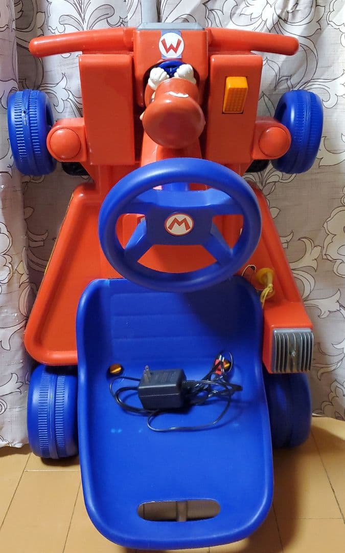 超レア Nintendoマリオカートダブルダッシュ電動ペダルカー2003赤青