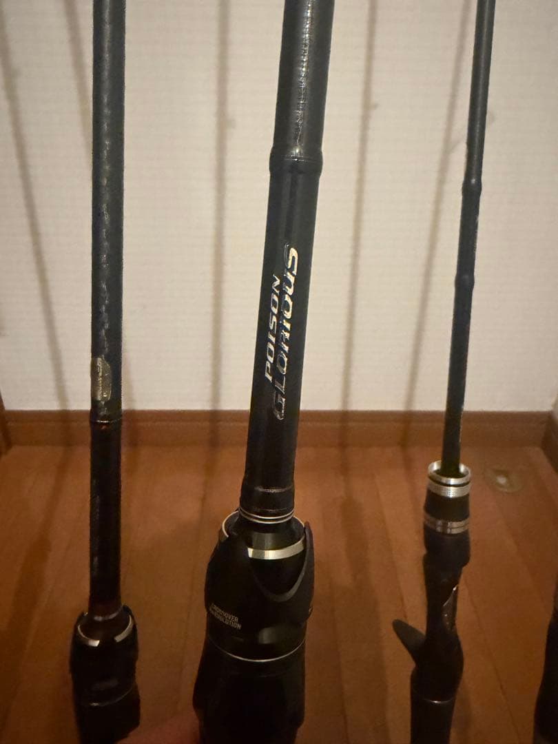 バスロッド　6本セット　バス釣り引退