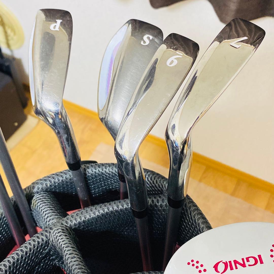 良品✨IGNIO レディース ゴルフクラブセット ピンク 7本セット