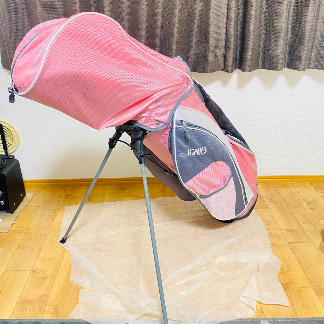 良品✨IGNIO レディース ゴルフクラブセット ピンク 7本セット