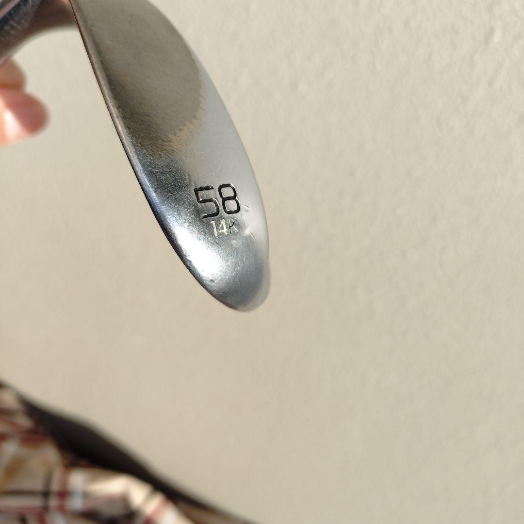 ボーケイSM9_58度14K　ウェッジ　タイトリスト