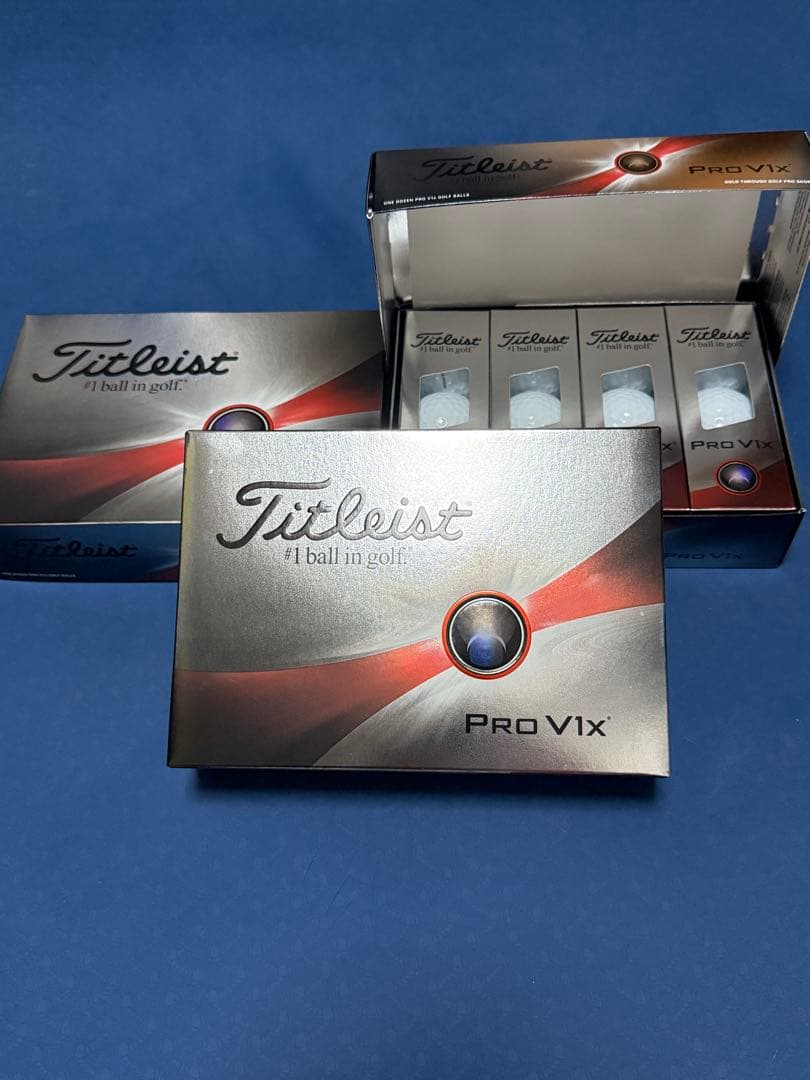 Titleist Pro V1x ゴルフボール 12個入り3ダース　未使用新品