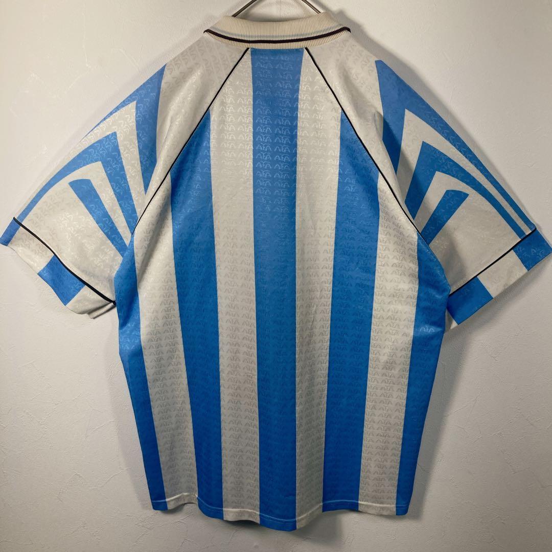 90s adidas アルゼンチン代表 ユニホーム　ポロシャツ　L