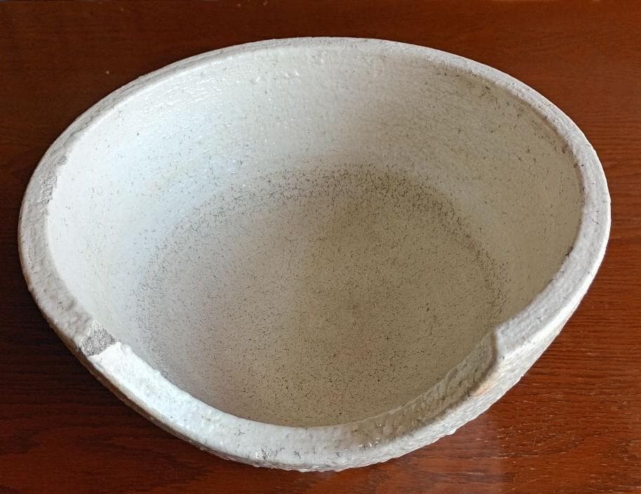 信濃焼き　風炉　茶道具　骨董品　置物飾り