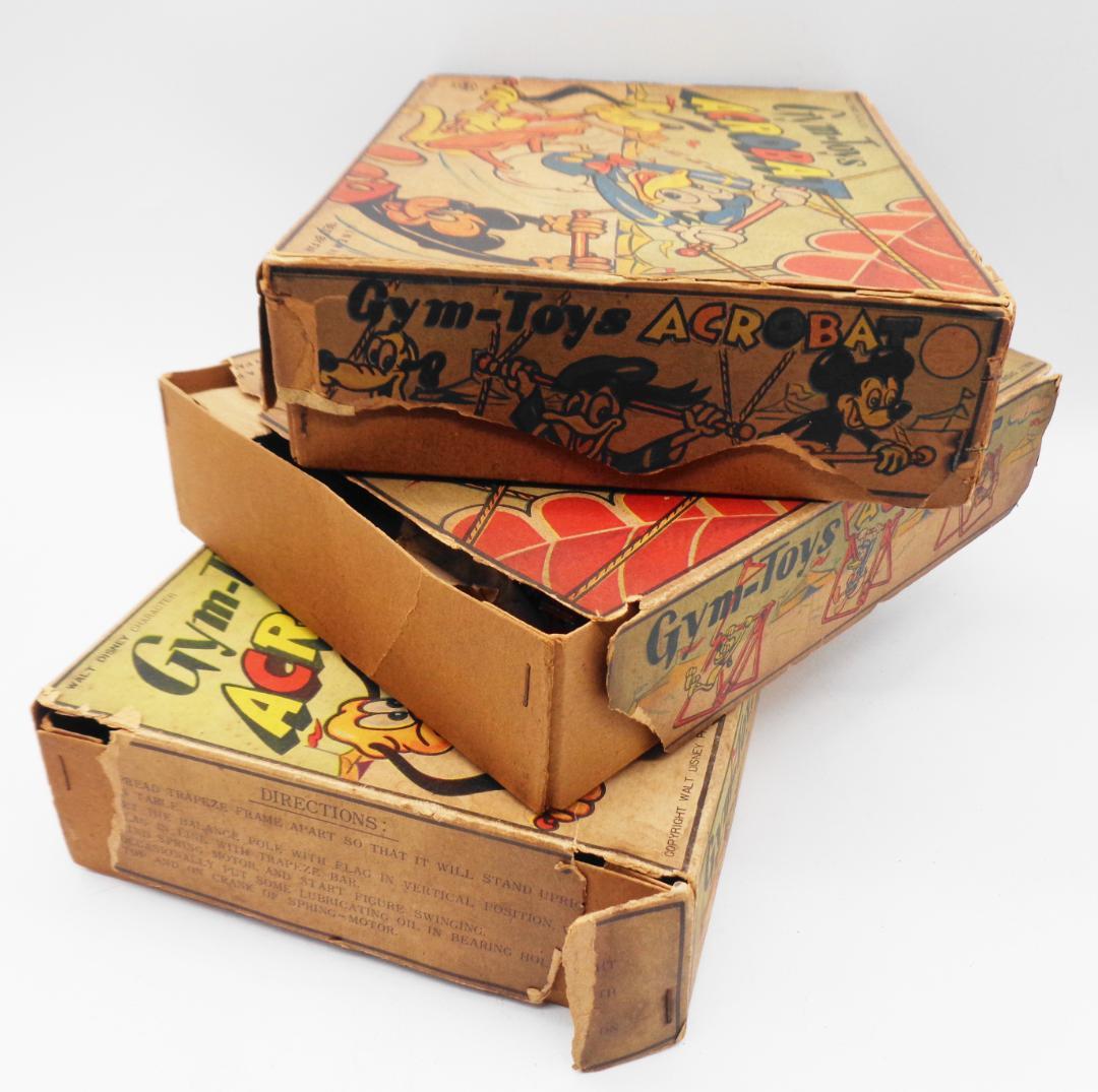 〖1950年代ディズニーTOY〗ミッキーマウス、ドナルドダック、プルート鉄棒
