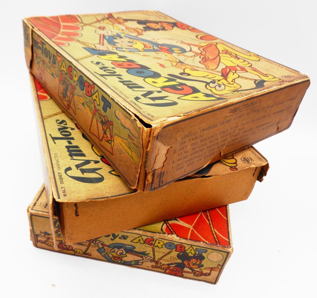 〖1950年代ディズニーTOY〗ミッキーマウス、ドナルドダック、プルート鉄棒