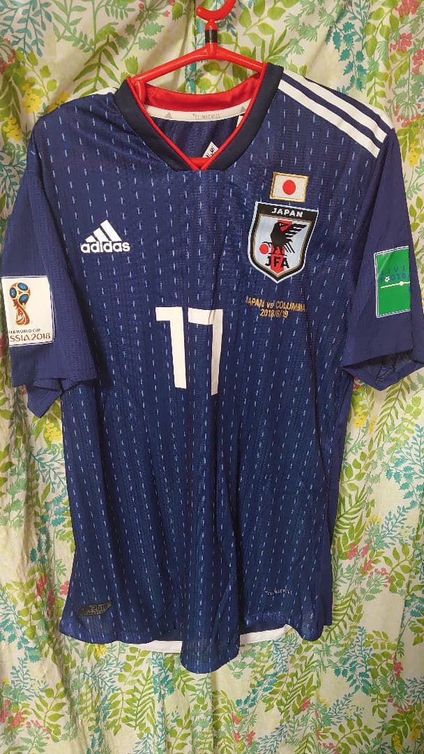 こ*に様 adidas　98日本代表レプリカ　17長谷部誠　コロンビア戦記念版タ