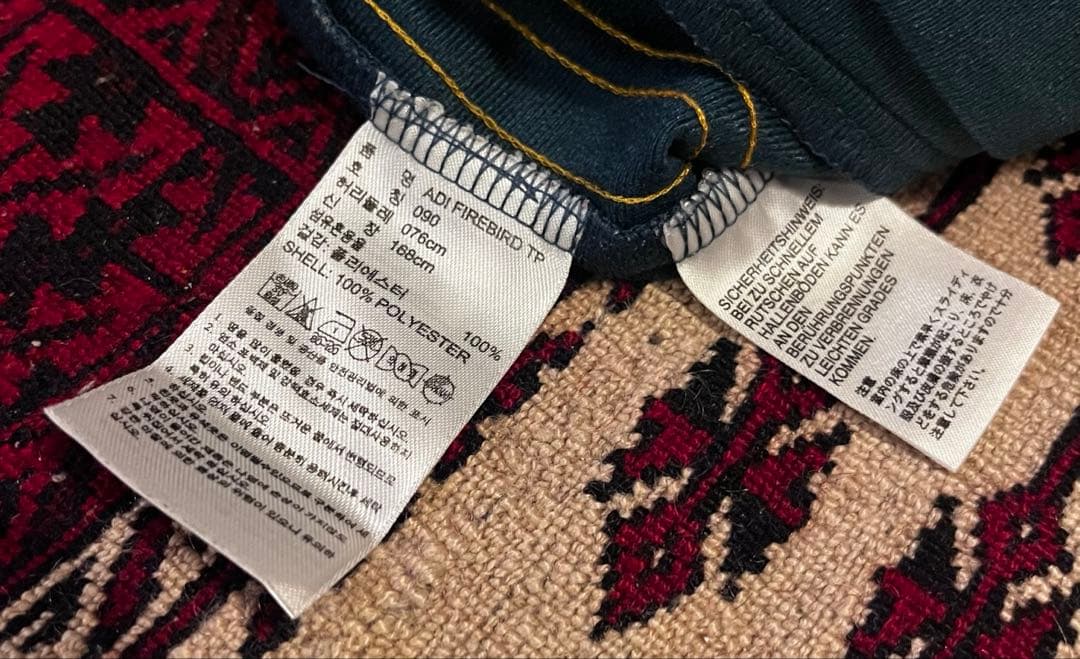 【レアカラー】adidas/セットアップ/ファイヤーバード/紺