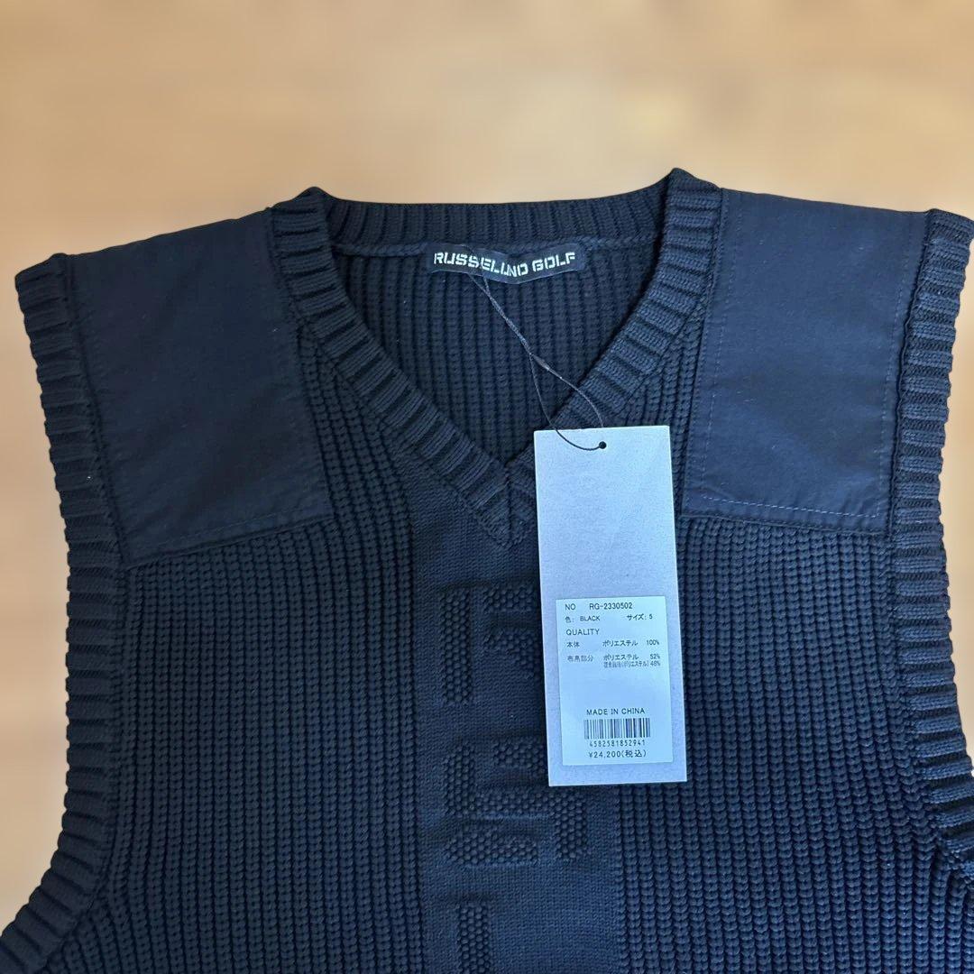 ☆新品☆Russeluno Golf ラッセルノ　ブラックベスト L