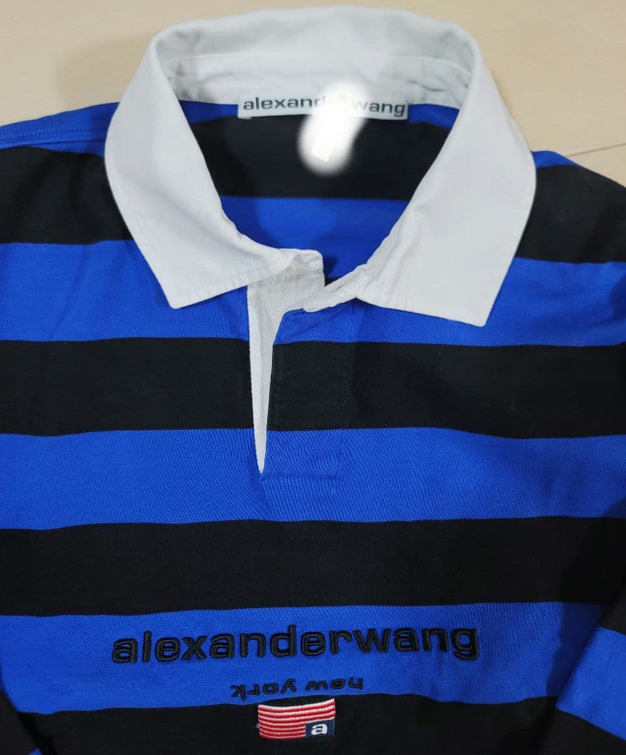 alexanderwang ストライプ ラガーシャツ