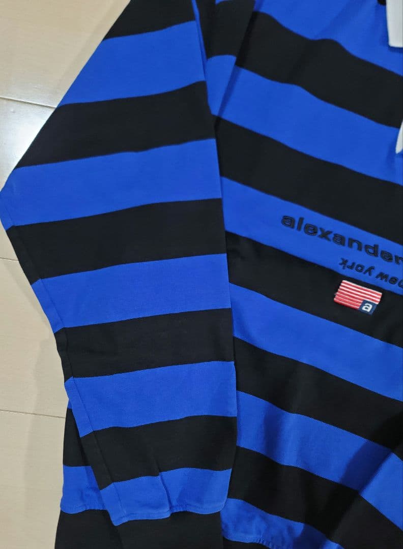 alexanderwang ストライプ ラガーシャツ
