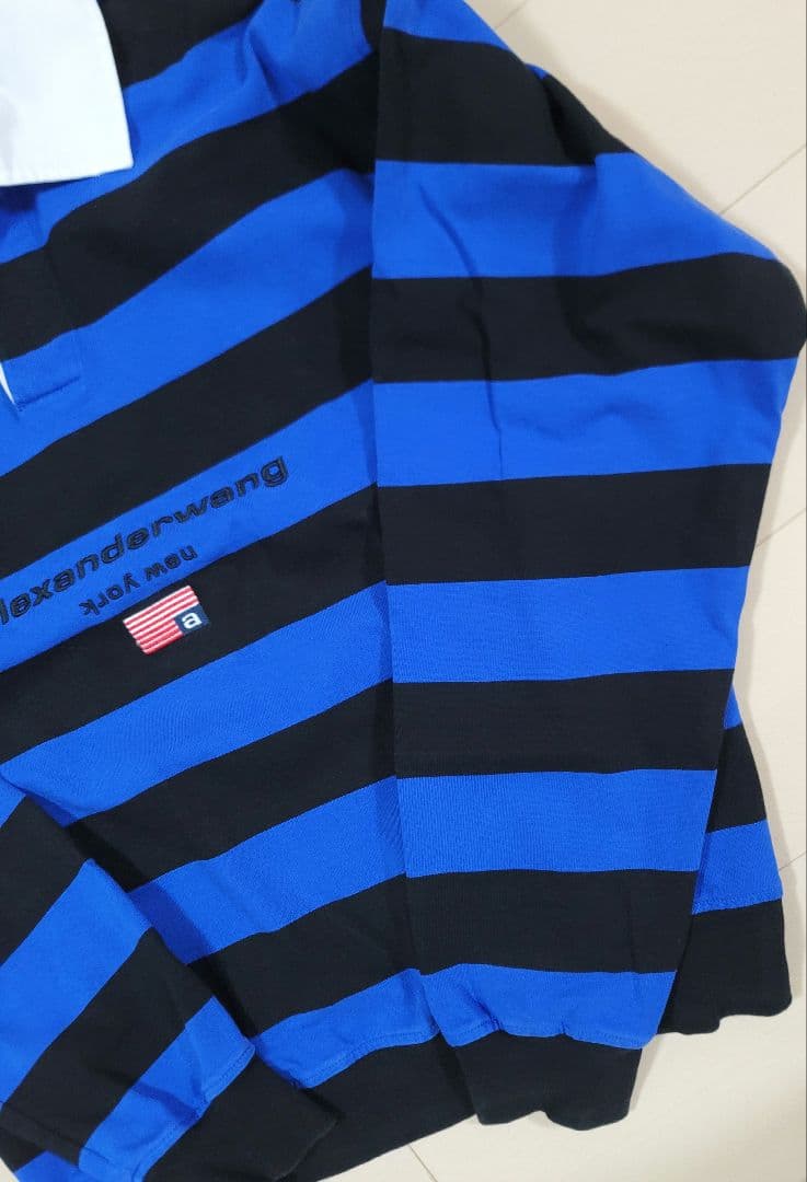 alexanderwang ストライプ ラガーシャツ