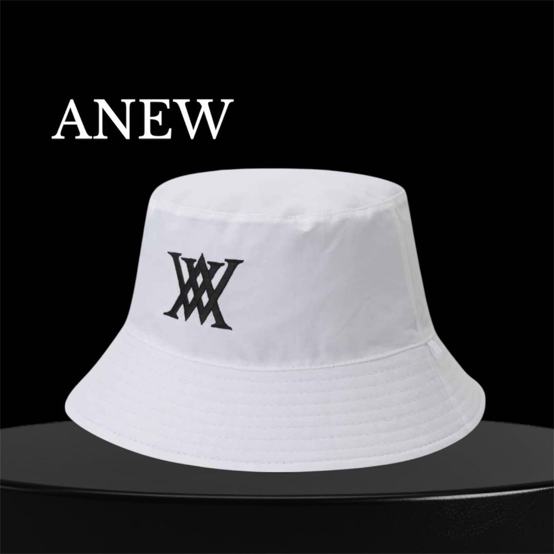 新品⭐️タグ付き❤️S サイズ ANEW ロゴ　バケハ　ホワイトリバーシブル