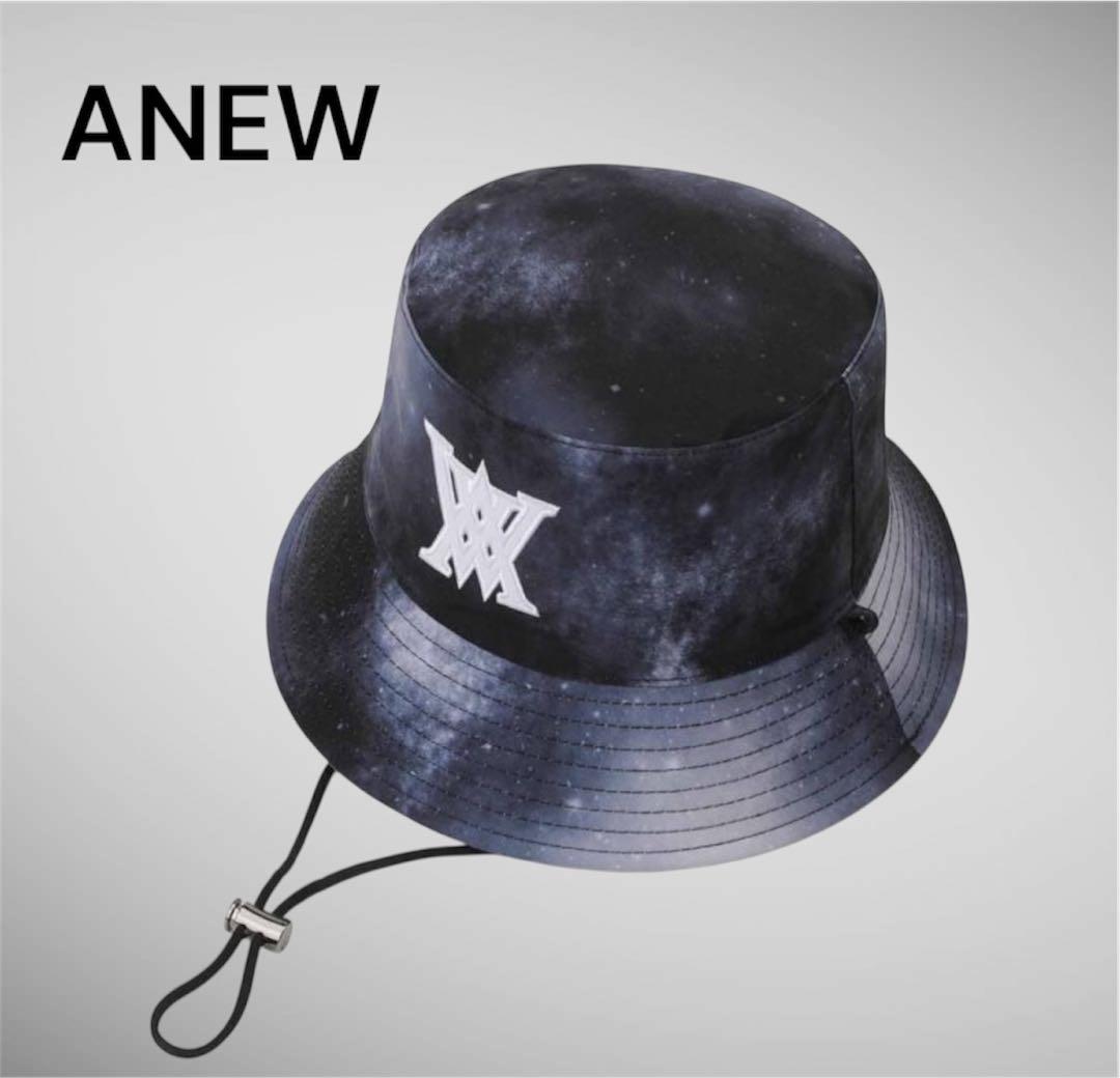 新品⭐️タグ付き❤️S サイズ ANEW ロゴ　バケハ　ホワイトリバーシブル