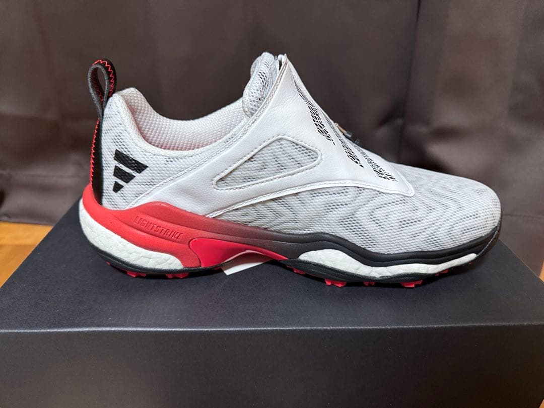 adidas コードカオス 25 ボア26.0cm ホワイト/レッド