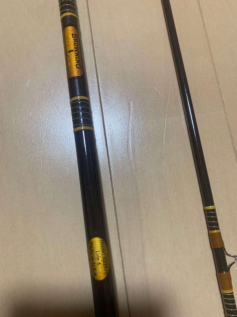 コ*ン様 USA BROWNING グラス フライロッド　フライフィッシング　ヴ