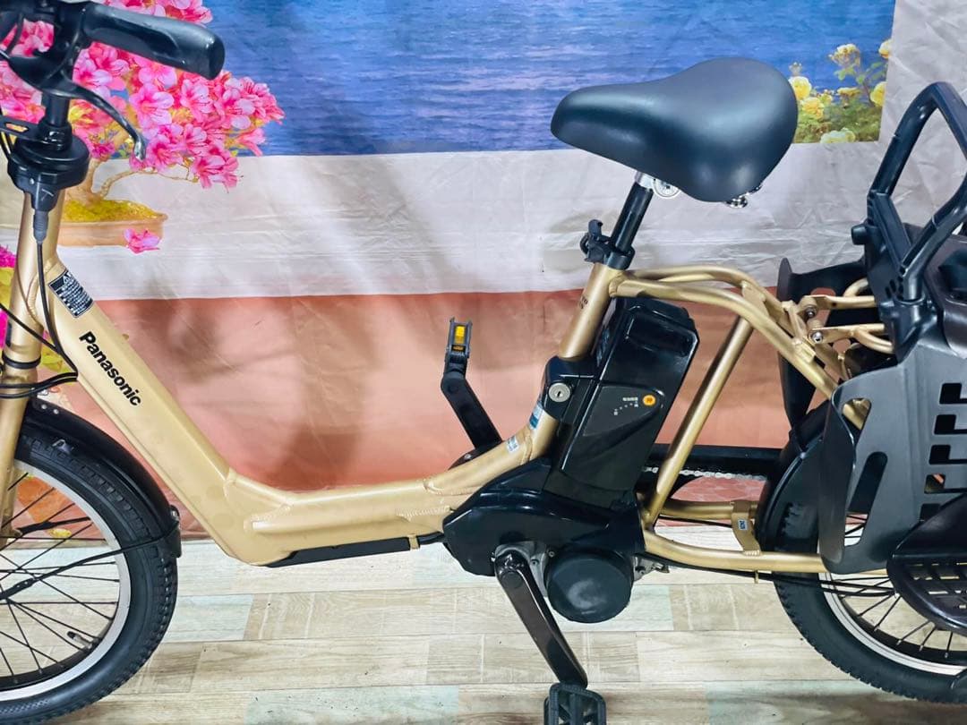 ギュットアニーズ⭐️13AH！パナソニック子供乗せ電動アシスト自転車Y2429