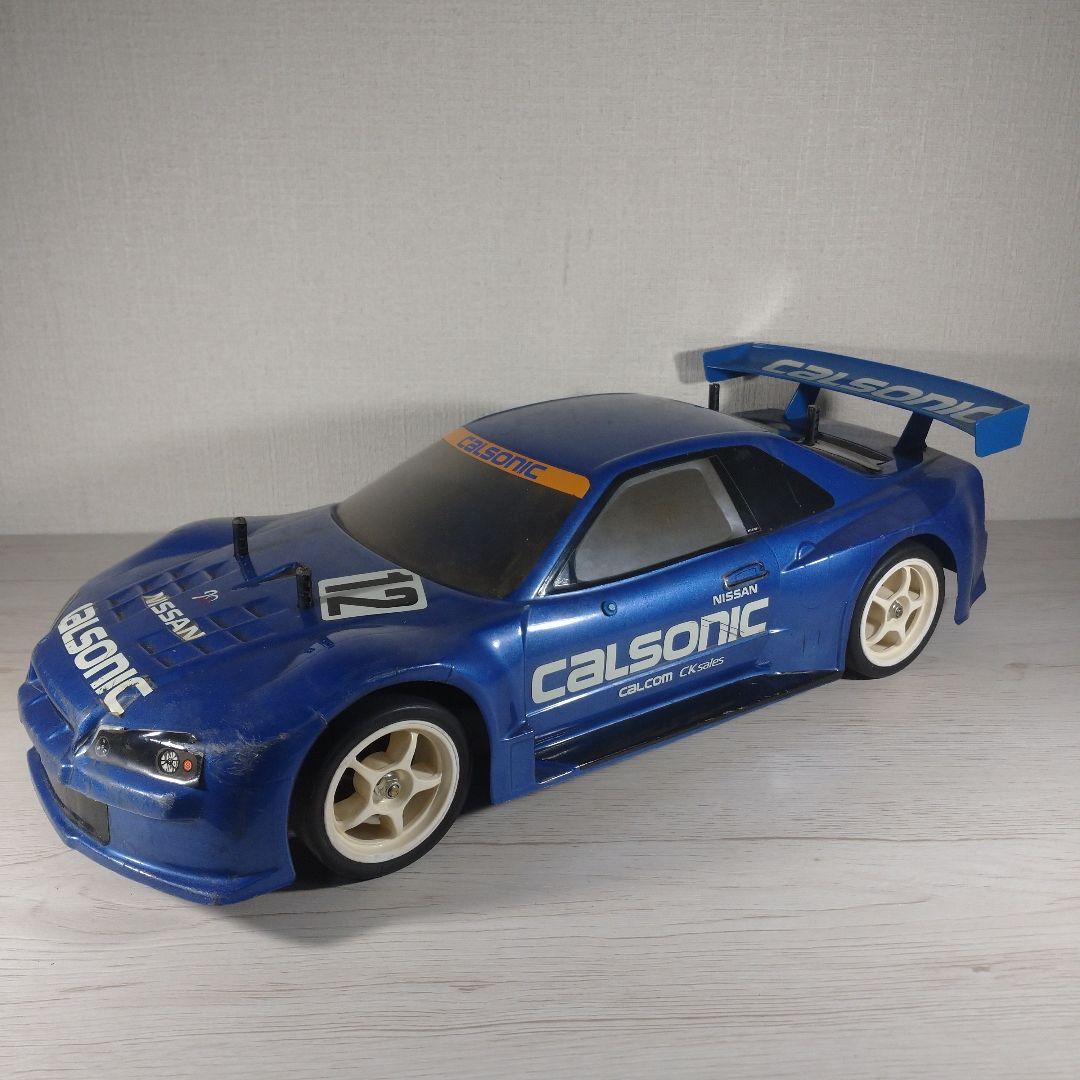 タミヤ　TT-01 シャーシ　Calsonic GT-R 2003