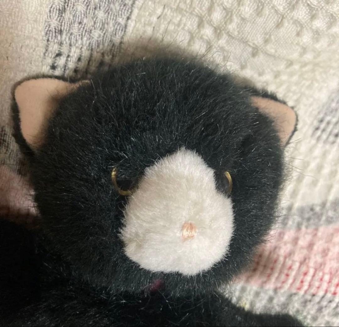 モンスイユ　 MAY BLUE シャム猫シリーズ　ルイ　黒猫 ぬいぐるみ