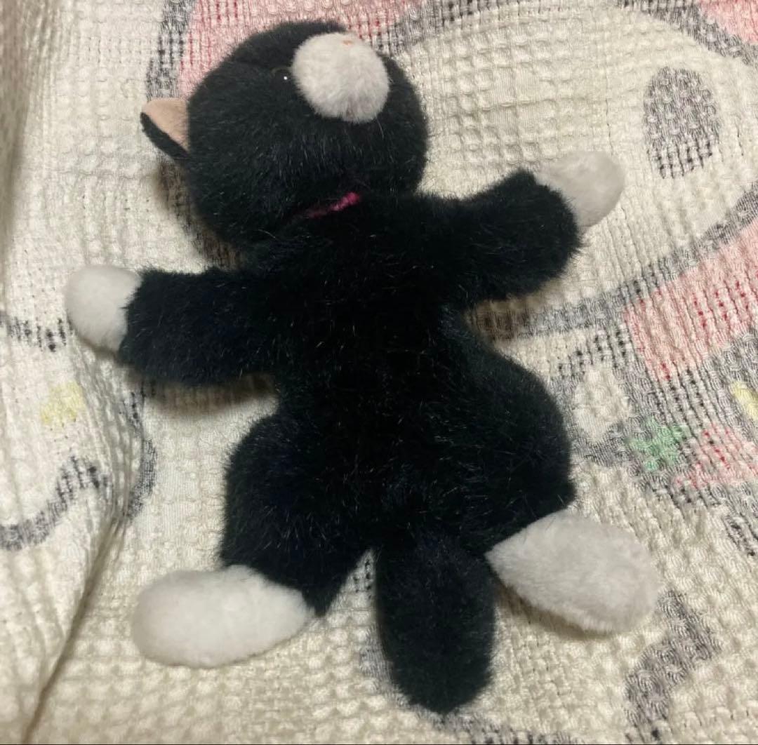 モンスイユ　 MAY BLUE シャム猫シリーズ　ルイ　黒猫 ぬいぐるみ