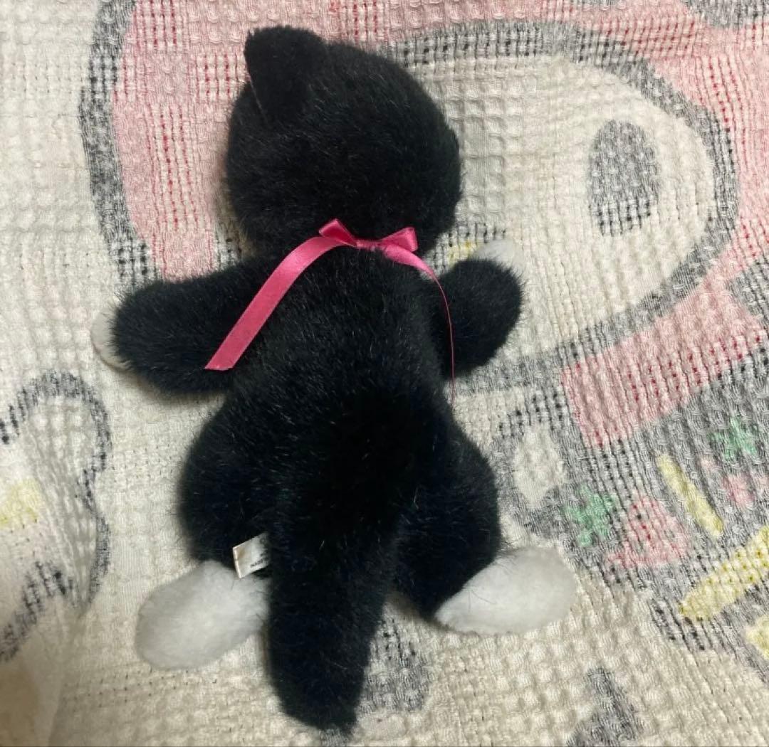 モンスイユ　 MAY BLUE シャム猫シリーズ　ルイ　黒猫 ぬいぐるみ
