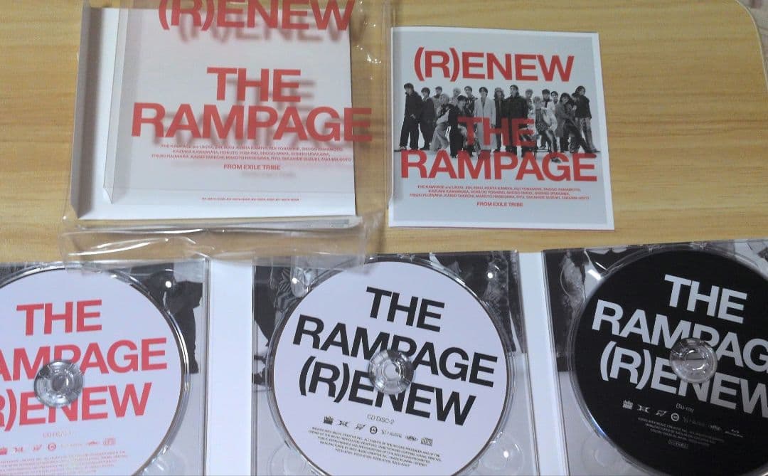 THE RAMPAGE　CD、Blu-rayセット