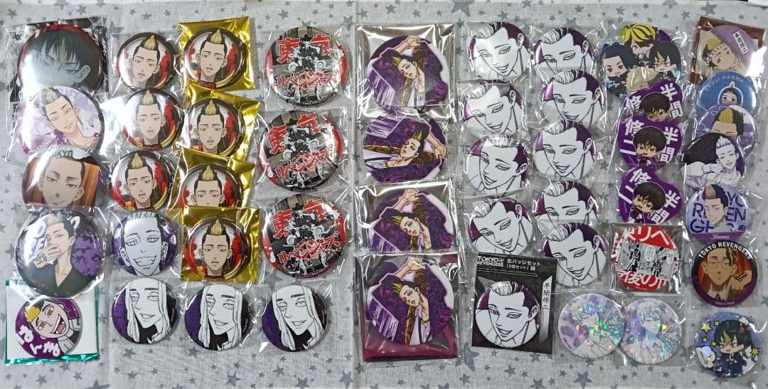 東京リベンジャーズ　半間修二　缶バッジ　47個　原画展　最後の世界線　等