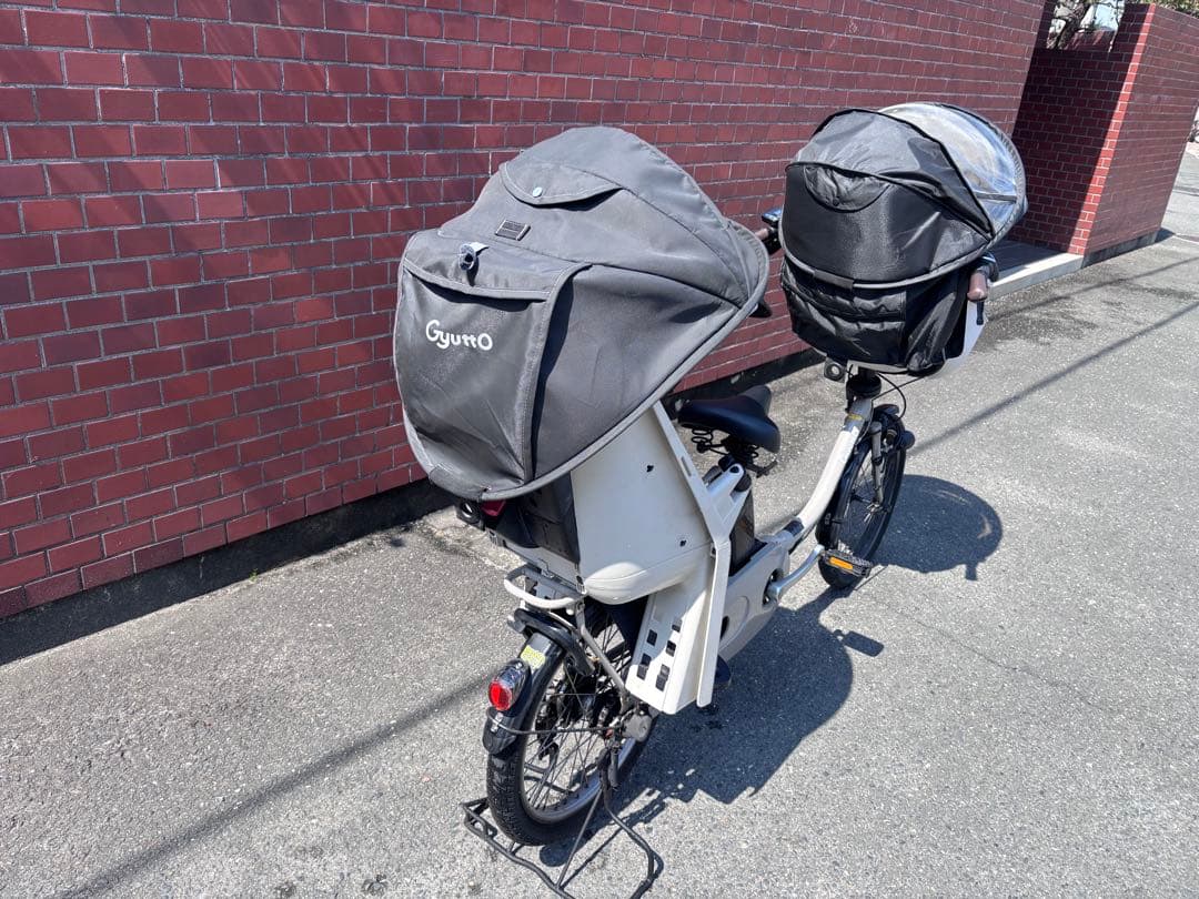 Panasonic Gyuto 電動アシスト自転車 チャイルドシート2つ付き