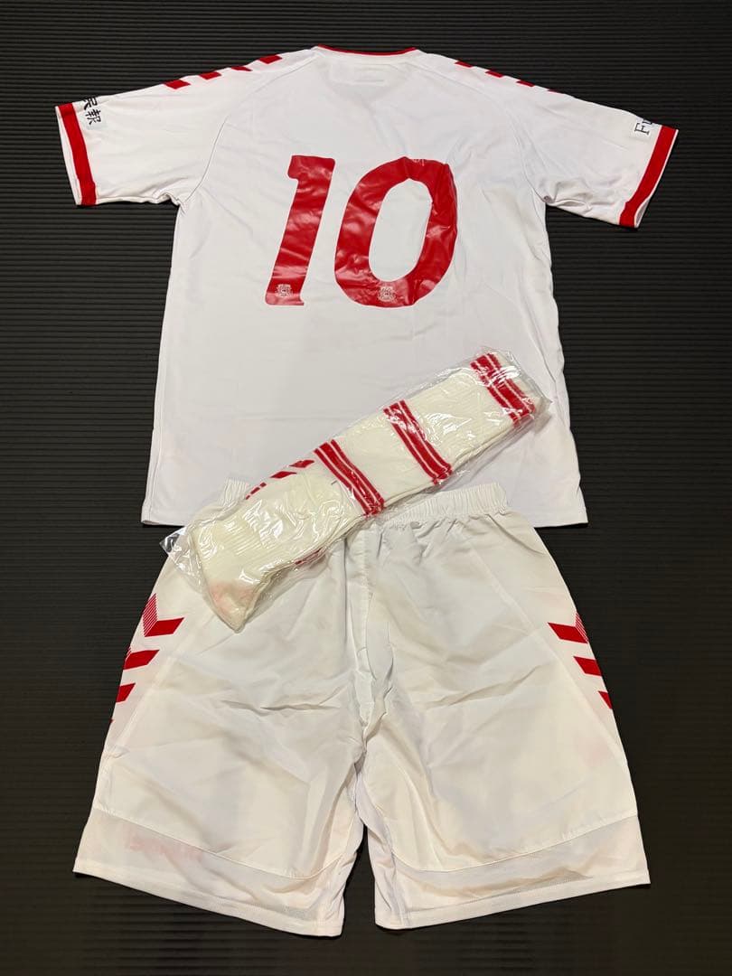 【極美品・XL】福島ユナイテッド 2019 ユニ上下＆未開封ソックス3点
