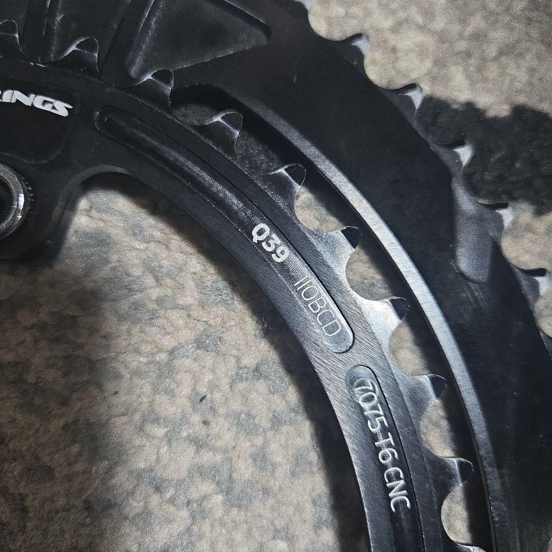 パーツ Rotor Qrings 53-39 11s pcd110