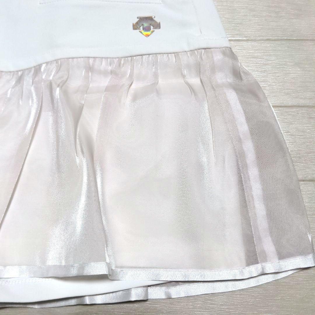 新品　デサントゴルフ　スカート風ショートパンツSS　白定価27500円