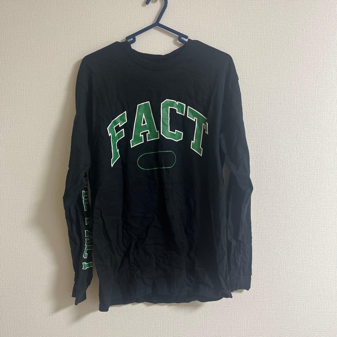 FACT×Deviluse ロングスリーブTシャツ 黒