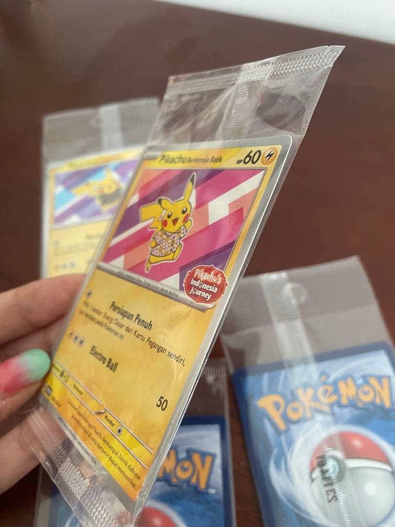 未使用 ピカチュウカード 4枚セット