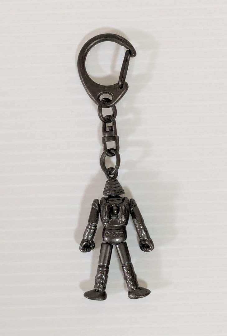 横山光輝　ジャイアントロボ　可動式　メタル キーホルダー　光プロ　刻印入り