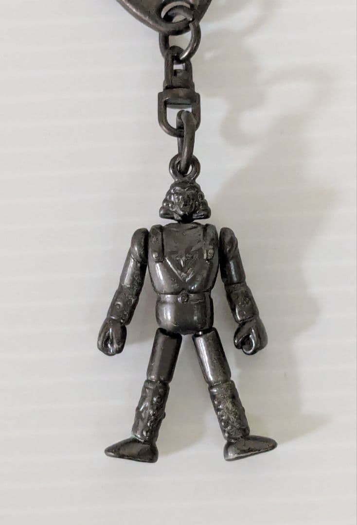 横山光輝　ジャイアントロボ　可動式　メタル キーホルダー　光プロ　刻印入り
