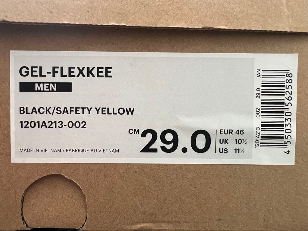 アシックス ASICS GEL-FLEXKEE 29cm 新品未使用！