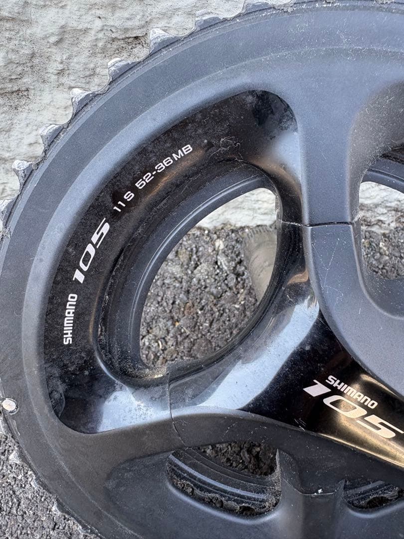 SHIMANO 105 FC5800 クランクセット 52-36 165mm