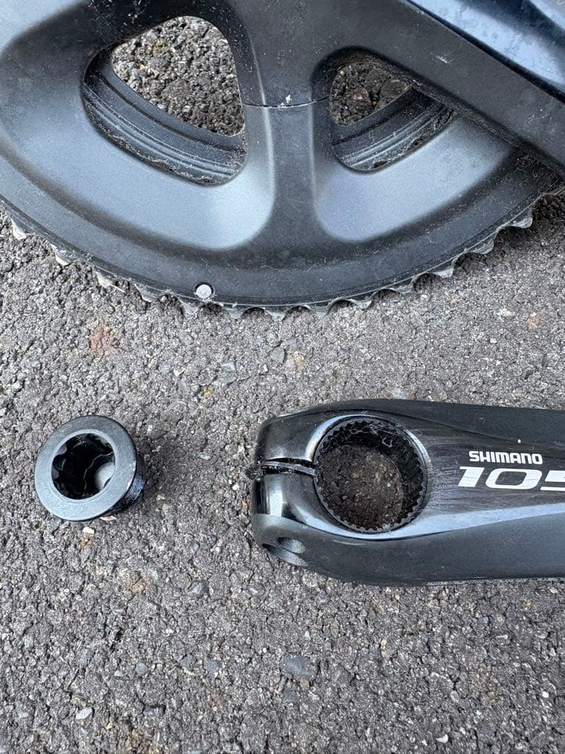 SHIMANO 105 FC5800 クランクセット 52-36 165mm