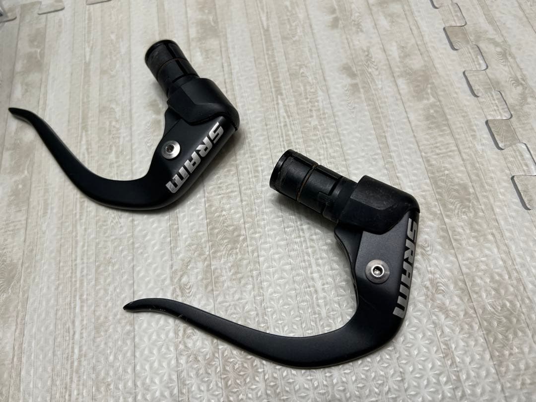 【送料込み！】SRAM ブルホーン ブレーキレバー TT-500 ブルーラグ