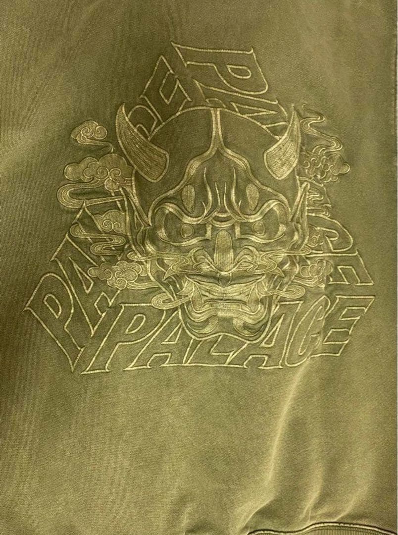 Palace オリーブグリーン フーディ