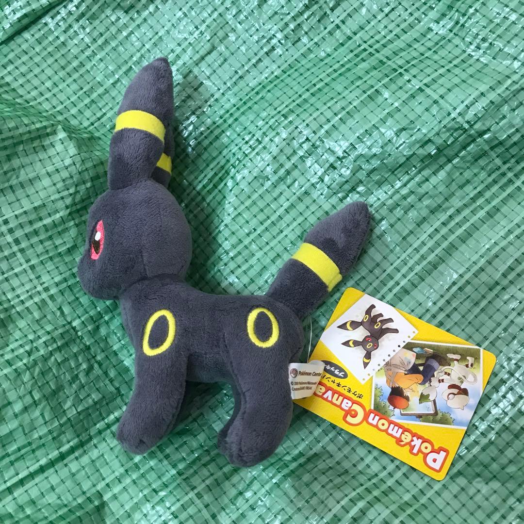 ポケモンセンター　キャンバス　ぬいぐるみ　ブラッキー