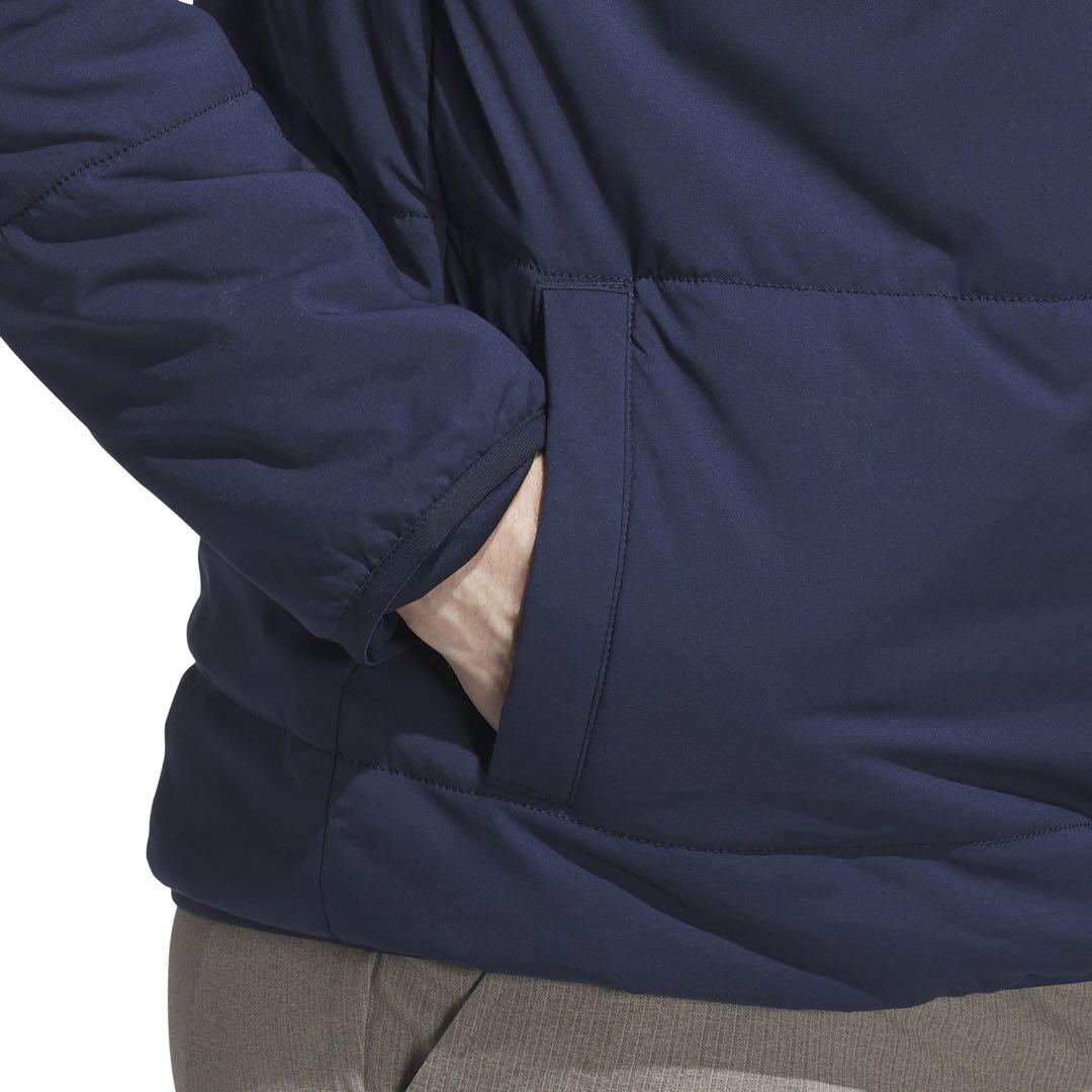アディダス ゴルフ XL 中綿 ジャケット アウター ジャンパー 紺