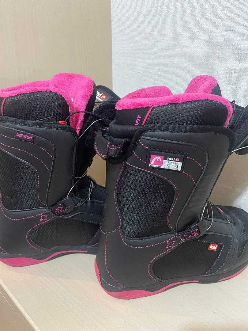 【美品】スノーボードブーツ HEAD BOAシステム　24cm レディース