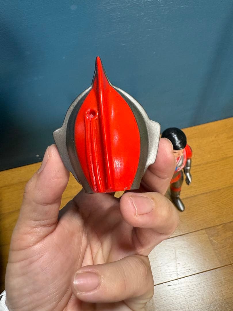 帰って来たウルトラマン面取れソフビ　ガンメタバージョンブルマァク復刻版
