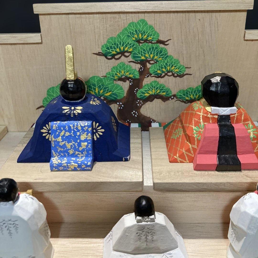 雛人形　奈良一刀彫り