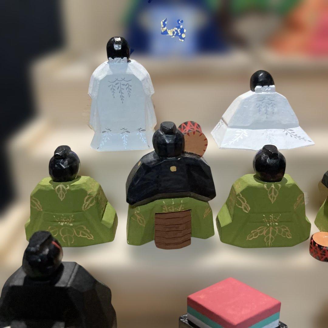 雛人形　奈良一刀彫り