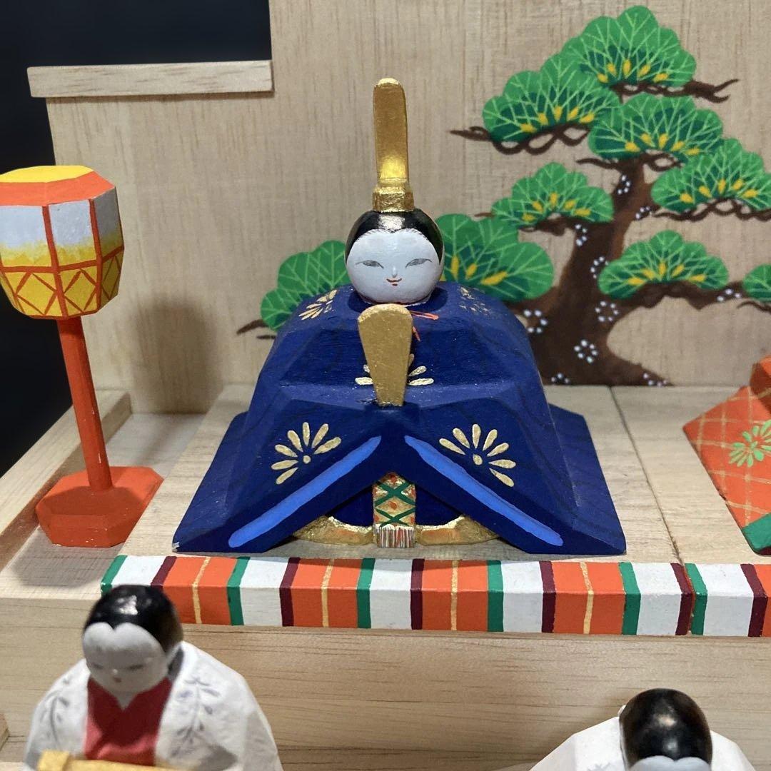雛人形　奈良一刀彫り